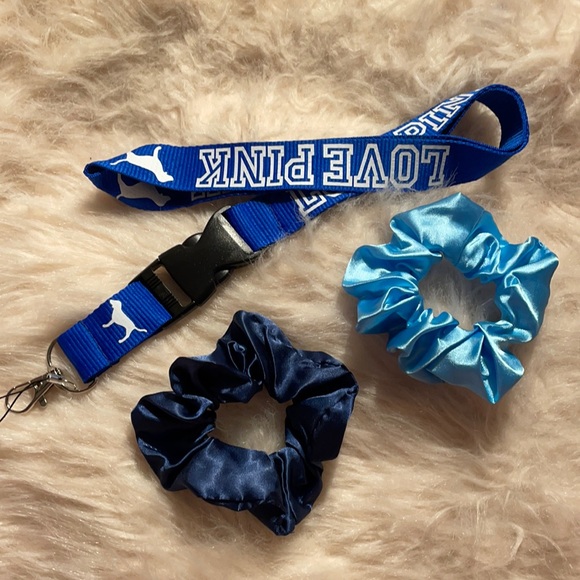 PINK Victoria's Secret Accessories - VS PINK Lanyard + Scrunchy